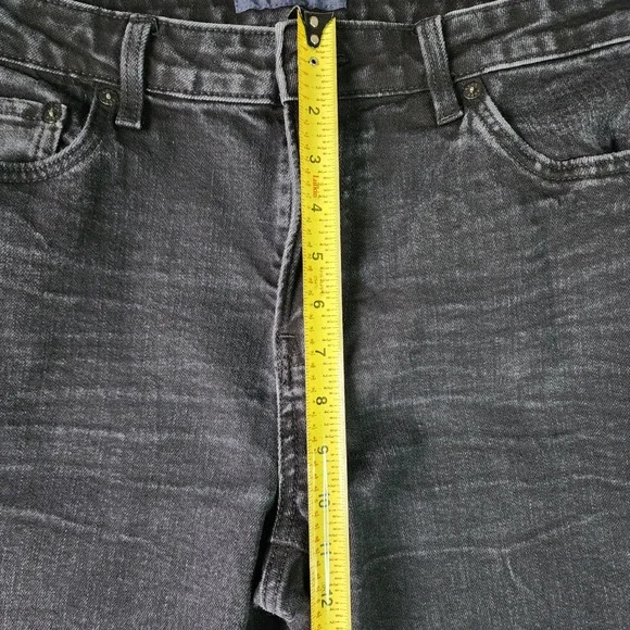 Aeropostale Jeans Mens 36x30 Black Slim Straight Faded Stretch Denim Excellent - Picture 14 of 16